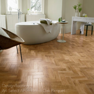 podłogi-do-łazienki-panele-winylowe-DesignflooringArtSelectAP01BlondOakParquet